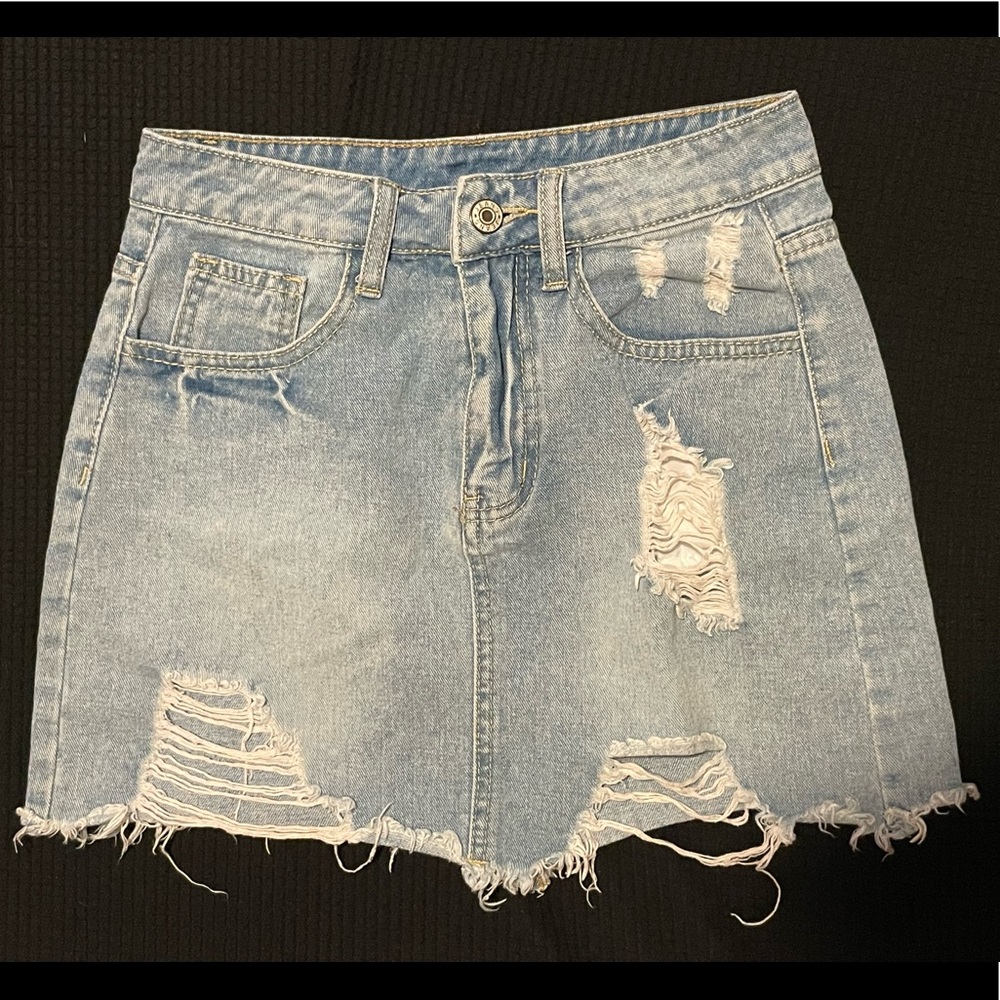 Shein Jean Skirt XS